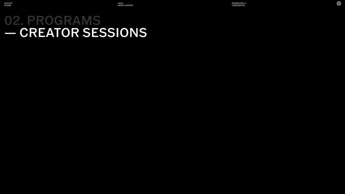 Motion like memory, Creator sessions AE template