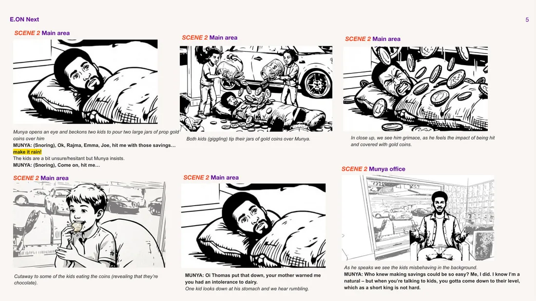 A Night at the Car Museum, Storyboards