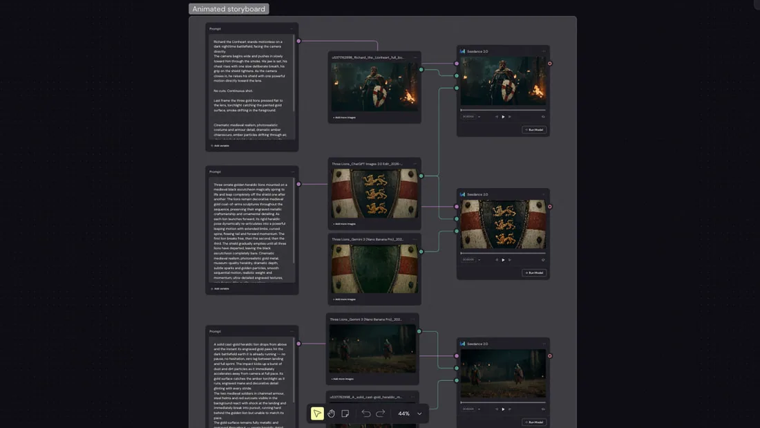 Happy and Glorious, Figma Weave Workflow Example